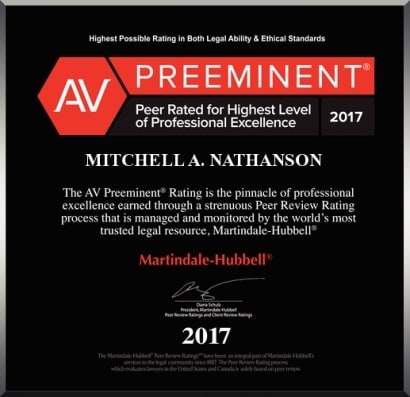 av-preeminent-mitchell-nathanson-2017